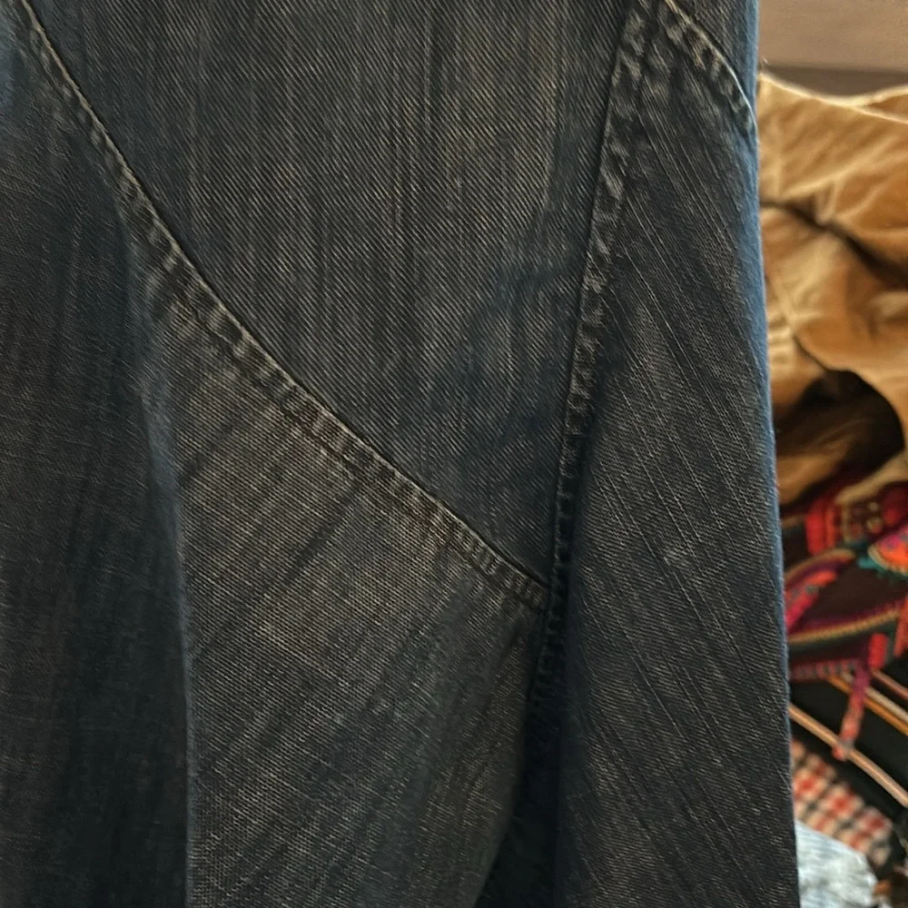 J Jill Long Denim Skirt - Picture 4 of 4